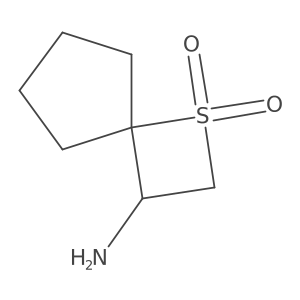 3-Amino-1lambda6-thiaspiro[3.4]octane-1,1-dione结构式