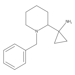 1-(1-Benzylpiperidin-2-yl)cyclopropan-1-amine结构式