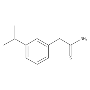 2-[3-(Propan-2-yl)phenyl]ethanethioamide Structure