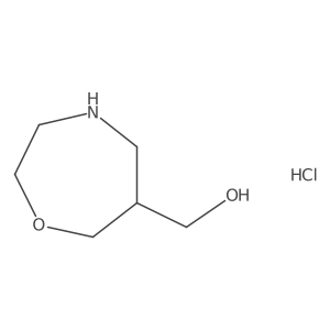 1,4-Oxazepan-6-ylmethanol;hydrochloride Structure