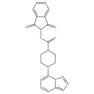 1,3-dioxo-2,3-dihydro-1H-isoindol-2-yl 1-{[1,2,3,4]tetrazolo[1,5-a]pyrazin-5-yl}piperidine-4-carboxylate Structure
