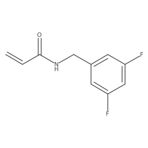 N-[(3,5-difluorophenyl)methyl]prop-2-enamide结构式