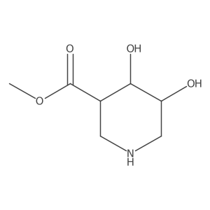 Methyl 4,5-dihydroxypiperidine-3-carboxylate结构式