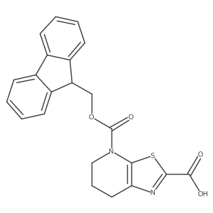 4-{[(9H-fluoren-9-yl)methoxy]carbonyl}-4H,5H,6H,7H-[1,3]thiazolo[5,4-b]pyridine-2-carboxylic acid Structure