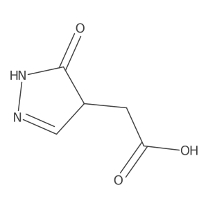 2-(5-oxo-4,5-dihydro-1H-pyrazol-4-yl)acetic acid Structure
