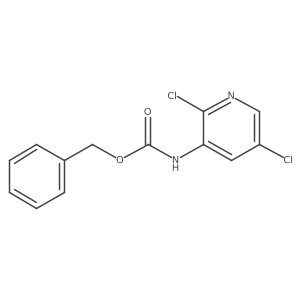 benzyl N-(2,5-dichloropyridin-3-yl)carbamate结构式