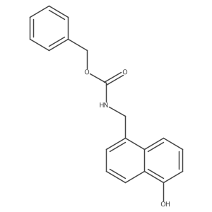benzyl N-[(5-hydroxynaphthalen-1-yl)methyl]carbamate Structure