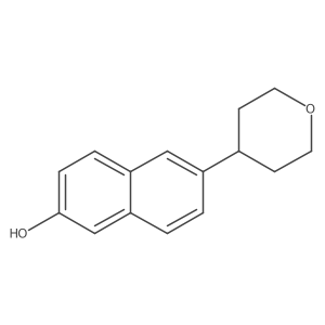 6-(Tetrahydro-2H-pyran-4-yl)naphthalen-2-ol Structure