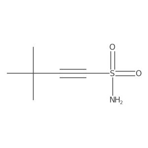 3,3-Dimethylbut-1-yne-1-sulfonamide Structure