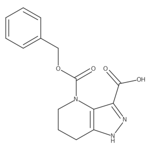 4-[(benzyloxy)carbonyl]-1H,4H,5H,6H,7H-pyrazolo[4,3-b]pyridine-3-carboxylic acid Structure