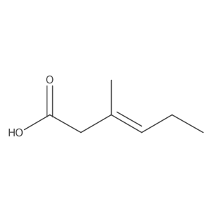 3-Methyl-3-hexenoic acid结构式