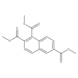 Trimethyl 1,2,6-naphthalenetricarboxylate Structure