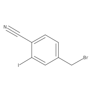 4-(Bromomethyl)-2-iodobenzonitrile Structure