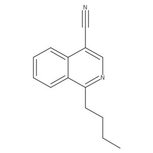 1-Butyl-4-isoquinolinecarbonitrile Structure