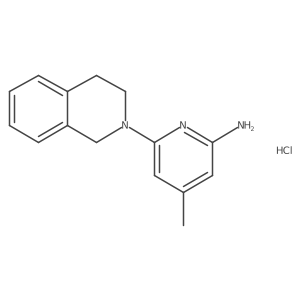 6-(3,4-Dihydro-2(1h)-isoquinolinyl)-4-methyl-2-pyridinamine hydrochloride Structure