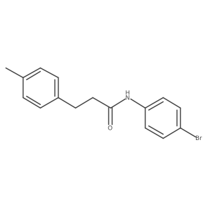 N-(4-bromophenyl)-3-(4-methylphenyl)propanamide Structure