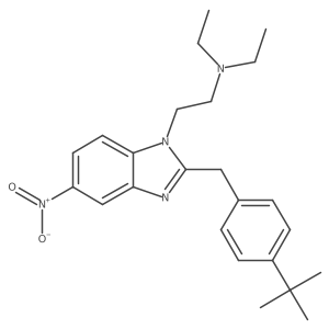 t-Butylnitazene结构式