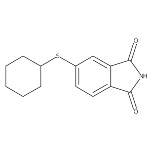 5-(Cyclohexylsulfanyl)Phthalimide Structure