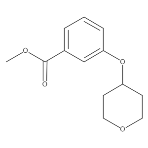 Methyl 3-(tetrahydro-2h-pyran-4-yloxy)benzoate Structure