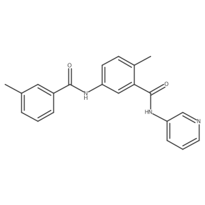 2-methyl-5-[(3-methylbenzoyl)amino]-N-pyridin-3-ylbenzamide Structure