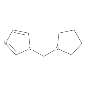 1-(1-Pyrrolidinylmethyl)-1H-imidazole Structure