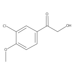 1-(3-Chloro-4-methoxyphenyl)-2-hydroxyethan-1-one Structure