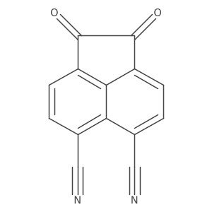 1,2-Dioxo-1,2-dihydroacenaphthylene-5,6-dicarbonitrile Structure