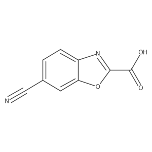 6-Cyanobenzo[D]oxazole-2-carboxylic acid结构式
