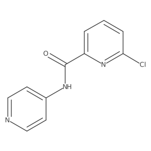 6-Chloro(pyridin-4-yl)pyridine-2-carboxamide结构式