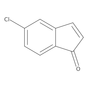 5-chloro-1H-inden-1-one结构式