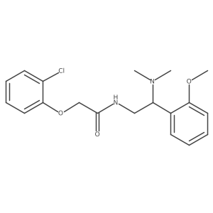 2-(2-chlorophenoxy)-N-[2-(dimethylamino)-2-(2-methoxyphenyl)ethyl]acetamide Structure