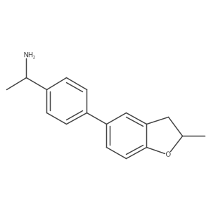4-(2,3-Dihydro-2-methyl-5-benzofuranyl)-I+/--methylbenzenemethanamine Structure