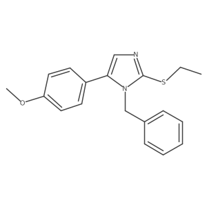 1-benzyl-2-(ethylthio)-5-(4-methoxyphenyl)-1H-imidazole Structure