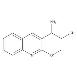 (2S)-2-amino-2-(2-methoxyquinolin-3-yl)ethan-1-ol Structure
