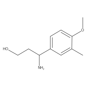(3R)-3-amino-3-(4-methoxy-3-methylphenyl)propan-1-ol Structure