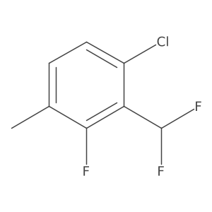 1-Chloro-2-(difluoromethyl)-3-fluoro-4-methylbenzene Structure