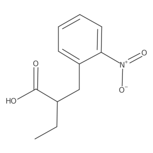 2-(2-Nitrobenzyl)butanoic acid结构式