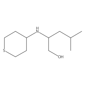 4-Methyl-2-[(thian-4-yl)amino]pentan-1-ol Structure