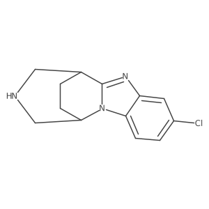 8-Chloro-2,3,4,5-tetrahydro-1,5-ethano-1H-[1,4]diazepino[1,7-a]benzimidazole Structure