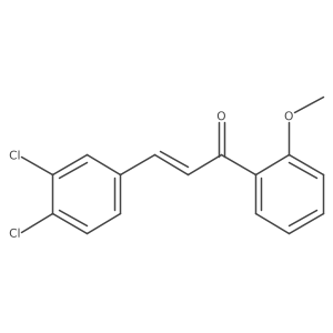 2'-Methoxy-3,4-dichlorochalcone结构式