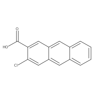 3-Chloro-2-anthracenecarboxylic acid结构式