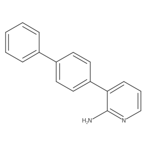 3-Biphenyl-4-ylpyridin-2-amine Structure