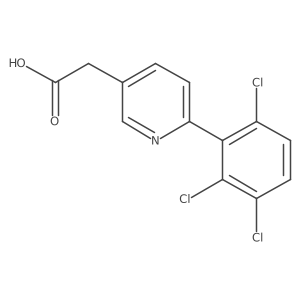 2-(2,3,6-Trichlorophenyl)pyridine-5-acetic acid结构式