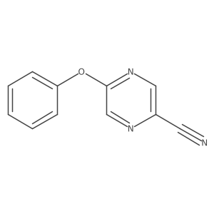 5-Phenoxypyrazine-2-carbonitrile Structure