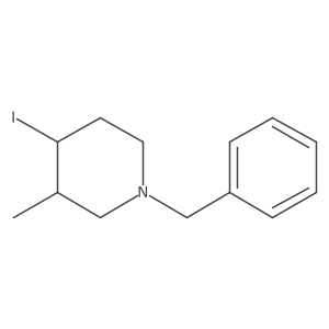 1-Benzyl-4-iodo-3-methylpiperidine Structure
