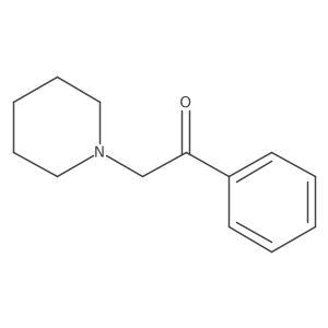 Ethanone-1-13C, 1-phenyl-2-(1-piperidinyl)- Structure