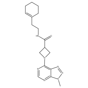 N-(2-(cyclohex-1-en-1-yl)ethyl)-1-(3-methyl-3H-[1,2,3]triazolo[4,5-d]pyrimidin-7-yl)azetidine-3-carboxamide Structure