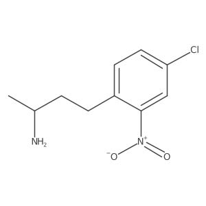 4-(4-Chloro-2-nitrophenyl)butan-2-amine Structure