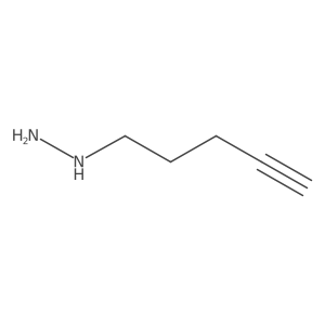 (Pent-4-yn-1-yl)hydrazine Structure