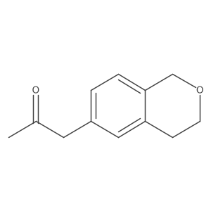 1-(3,4-dihydro-1H-2-benzopyran-6-yl)propan-2-one Structure